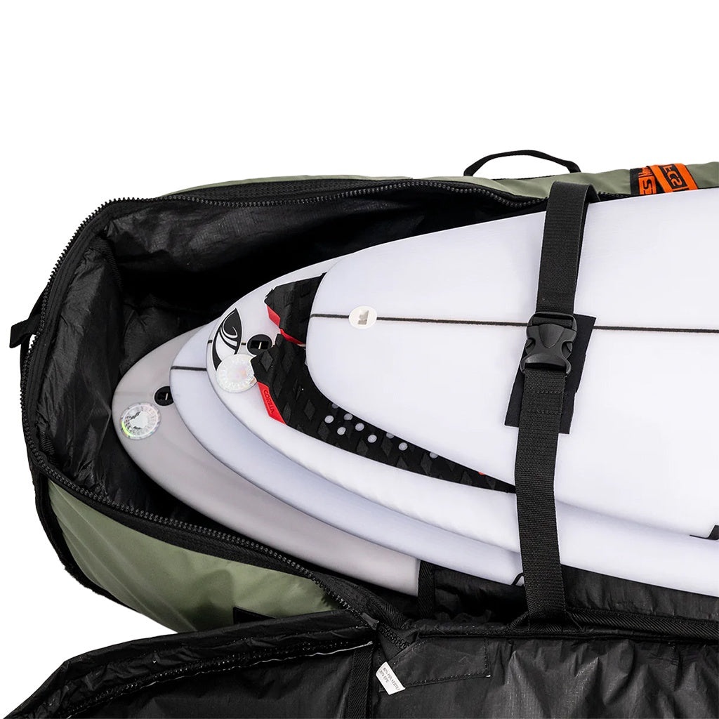 FCS | 6'7" GO-Light Travel 2 Shortboard / Fish Double Surfboard Cover